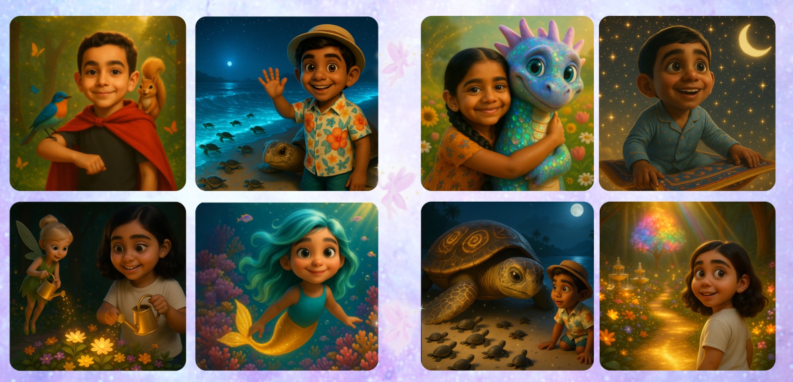 Personalized stories illustration